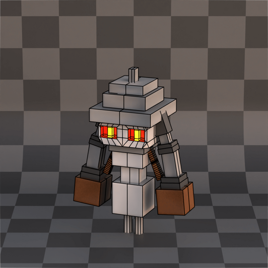 Minecraft character known as "Disk_4"